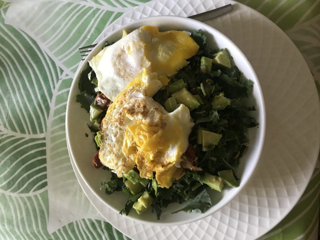 Leftovers salad bowl