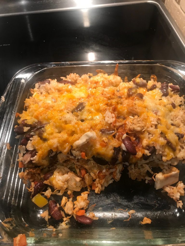 Finished Mexican Casserole 