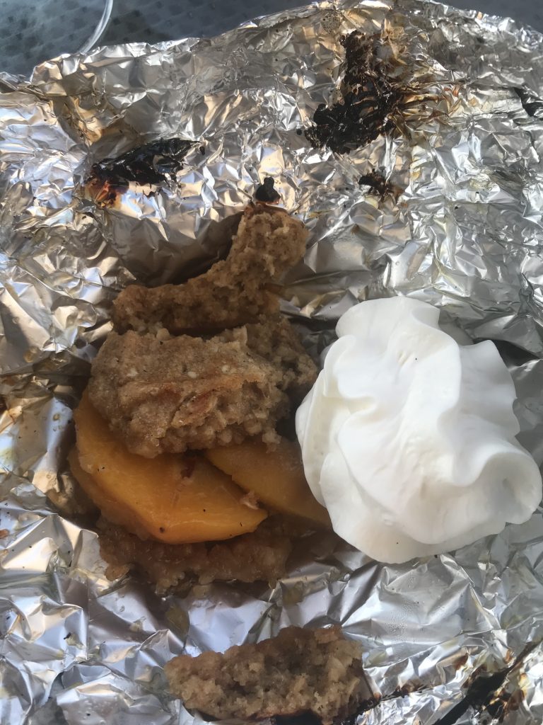 Peach cobbler